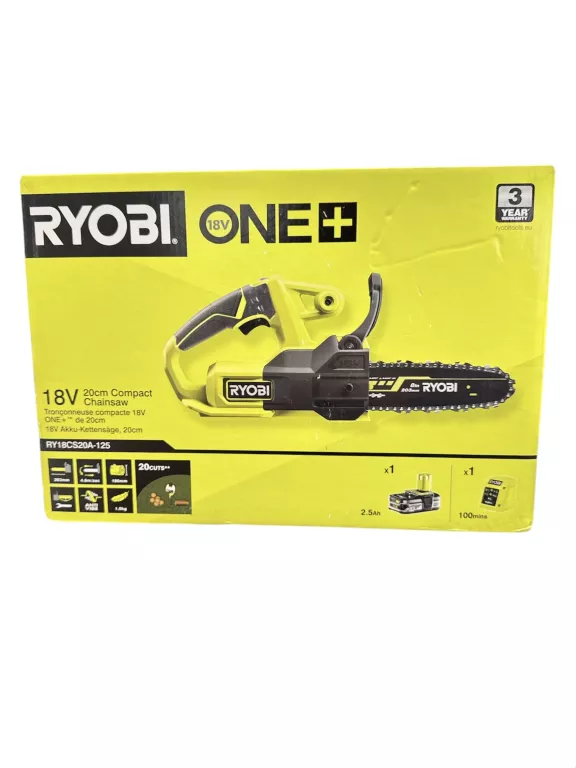 RYOBI PILARKA ŁAŃCUCHOWA 18V ONE+ RY18CS20A-125