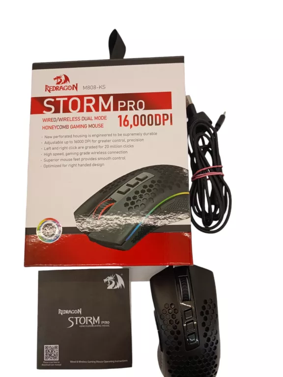 MYSZKA REDRAGON STORM PRO | PUDEŁKO
