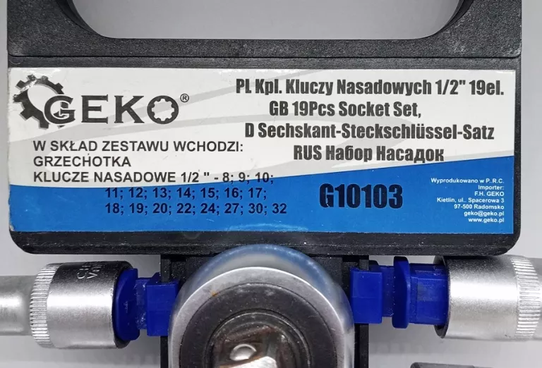 KLUCZE NASADOWE GEKO G10103