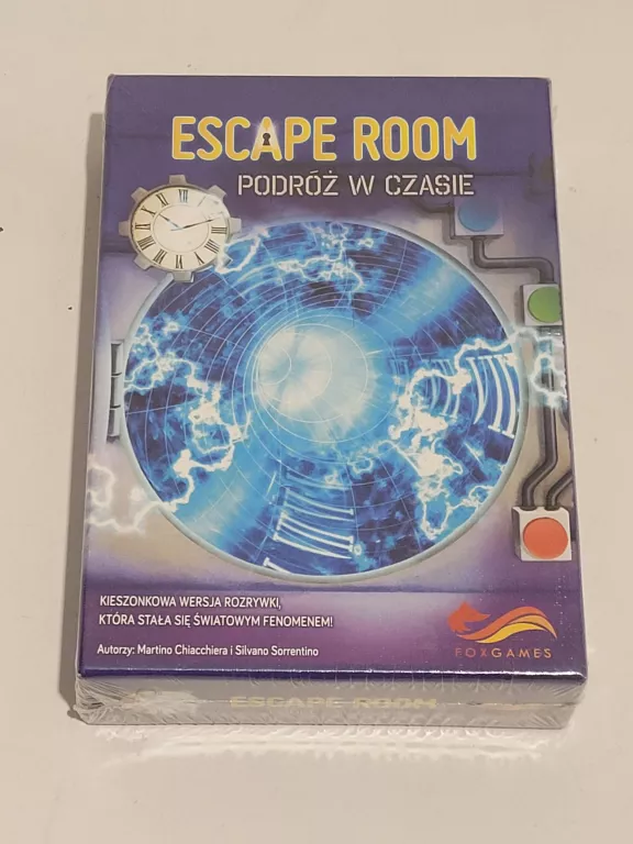 GRA KARCIANA ESCAPE ROOM PODRÓŻ W CZASIE - FOX GAMES