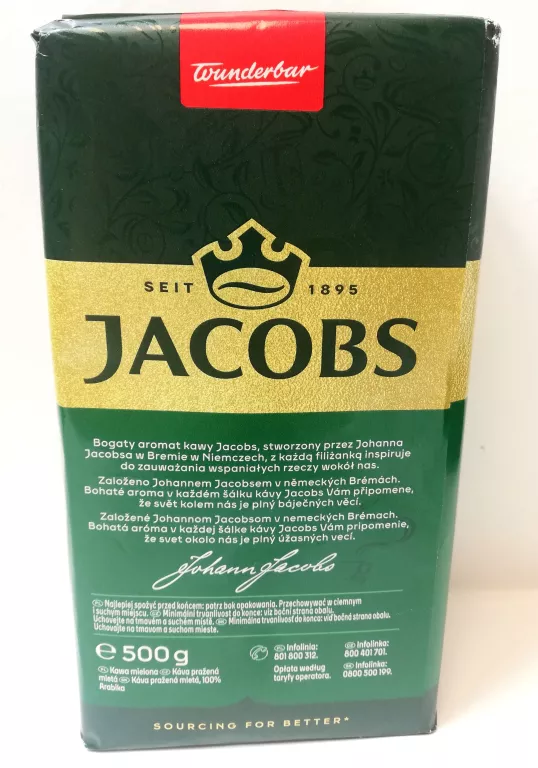 KAWA JACBOS KRONUNG MIELONA 500G