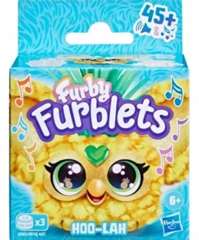 INTERAKTYWNE ZWIERZĄTKO HASBRO FURBY FURBLETS HOO-LAH IDEALNY NA PREZENTIN