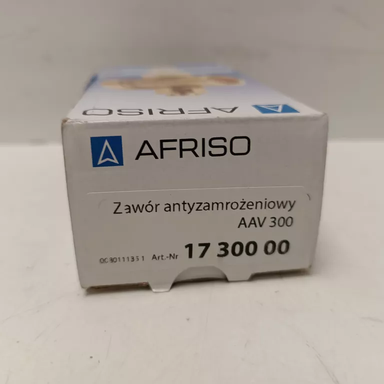 ZAWÓR ANTYZAMROŻENIOWY AAV 300 PN10 5/4 CALA AFRISO PRZECIWZAMROŻENIOWY