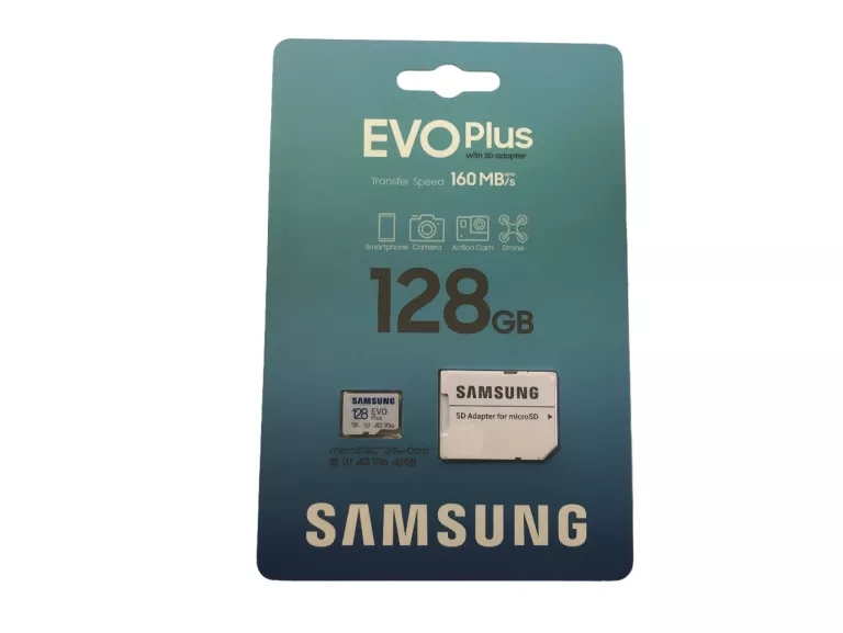 KARTA PAMIĘCI SAMSUNG EVO PLUS 128GB 160MB/S