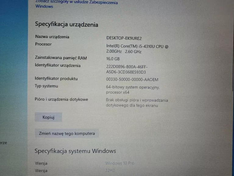 LAPTOP DELL LATITUDE E5440
