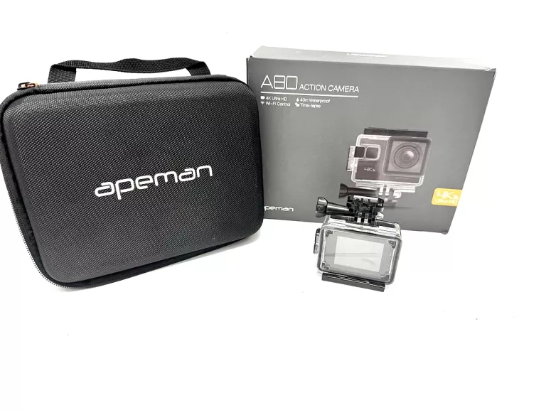 KAMERA SPORTOWA APEMAN A80 + AKCESORIA