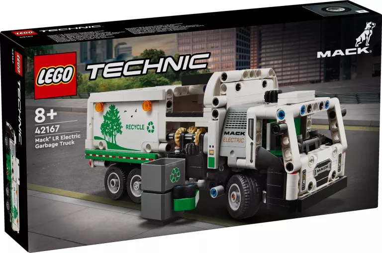 LEGO TECHNIC ŚMIECIARKA MACK LR ELECTRIC 42167