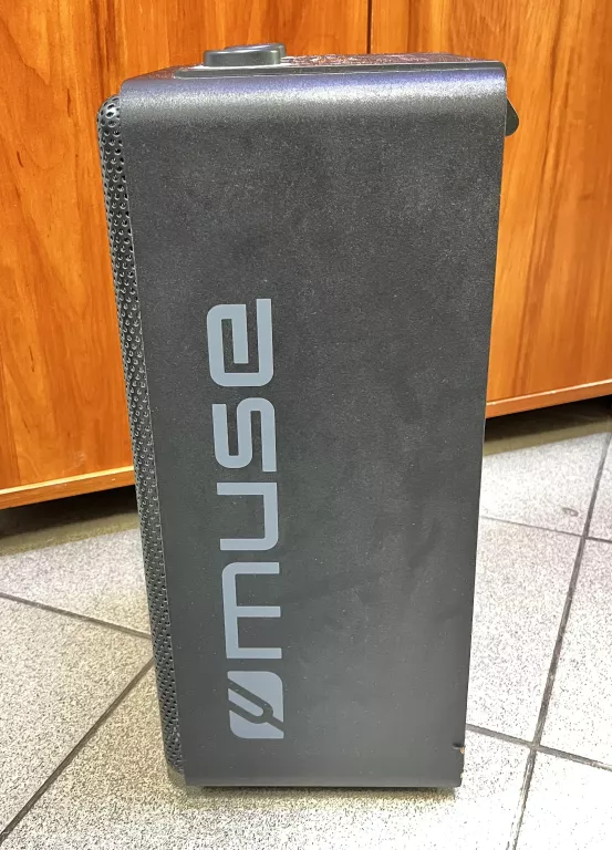 GŁOŚNIK PODŚWIETLANY LED PRZENOŚNY BLUETOOTH PARTY BOX MUSE M-1805 DJ