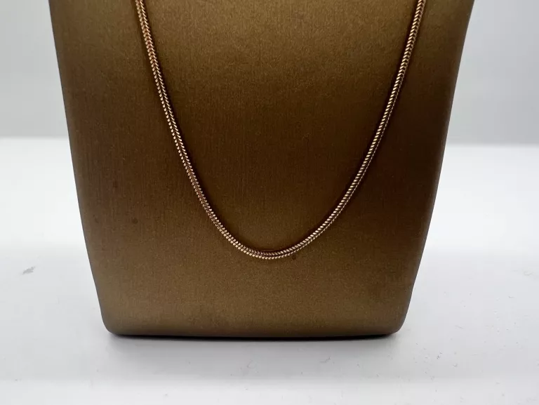 ŚLICZNY ZŁOTY ŁAŃCUSZEK ŻMIJKA 585/3,59G/48CM