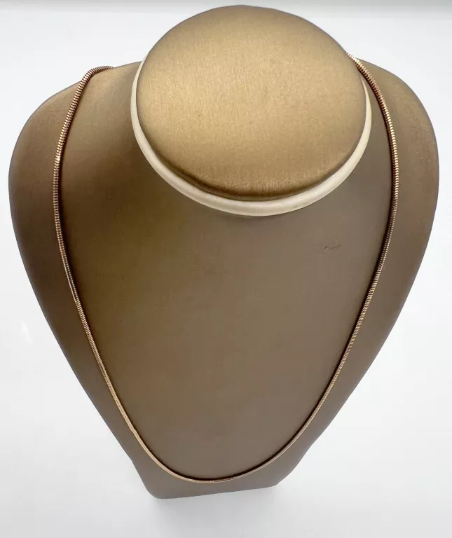 ŚLICZNY ZŁOTY ŁAŃCUSZEK ŻMIJKA 585/3,59G/48CM