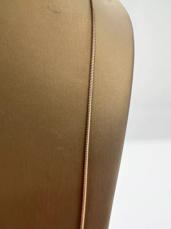 ŚLICZNY ZŁOTY ŁAŃCUSZEK ŻMIJKA 585/3,59G/48CM