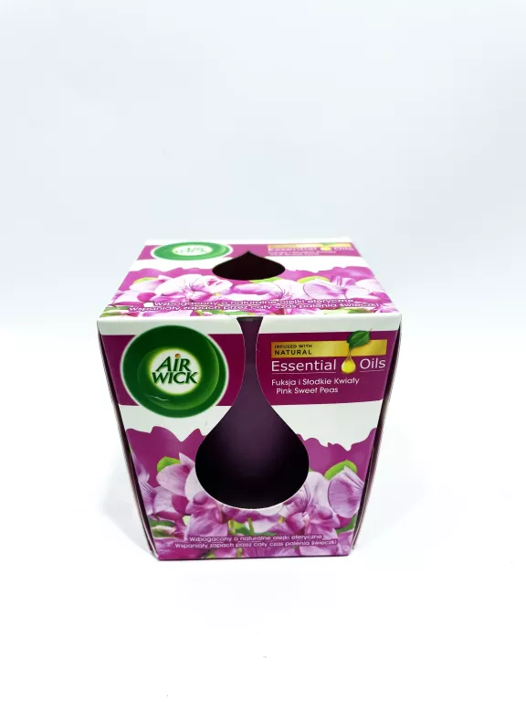 AIR WICK ŚWIECA ZAPACHOWA FUKSJA I SŁODKIE KWIATY 105 GR