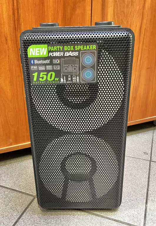 GŁOŚNIK PODŚWIETLANY LED PRZENOŚNY BLUETOOTH PARTY BOX MUSE M-1805 DJ