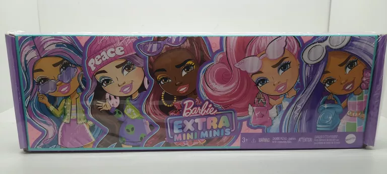 ZESTAW 5 LALEK BARBIE EXTRA MINI MINIS - MATTEL HPN09