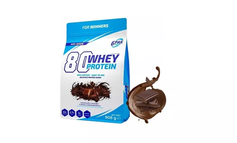 6PAK WPC 80 908 G WHEY PROTEIN ODŻYWKA BIAŁKOWA CZEKOLADA