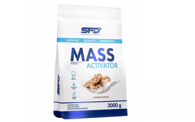 SFD MASS ACTIVATOR 3000G GAINER MASA BIAŁKO WĘGLOWODANY MIĘŚNIE SPORT