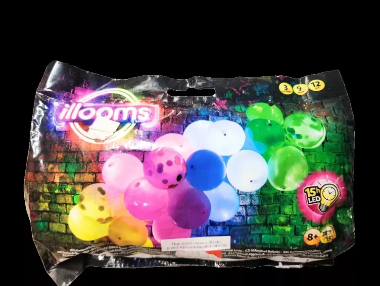 BALONY ŚWIECĄCE GIRLANDA ILOOMS LED