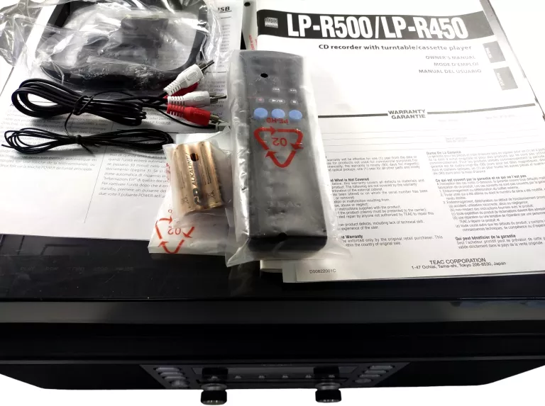 ODTWARZACZ ALL-IN-ONE CD / LP / USB / MAGNETOFON TEAC LP-R550USB CZARNY