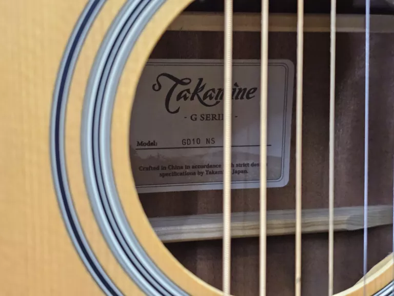 GITARA AKUSTYCZNA TAKAMINE GD10 NS + TUNER GITAROWY CHERUB WST 640G