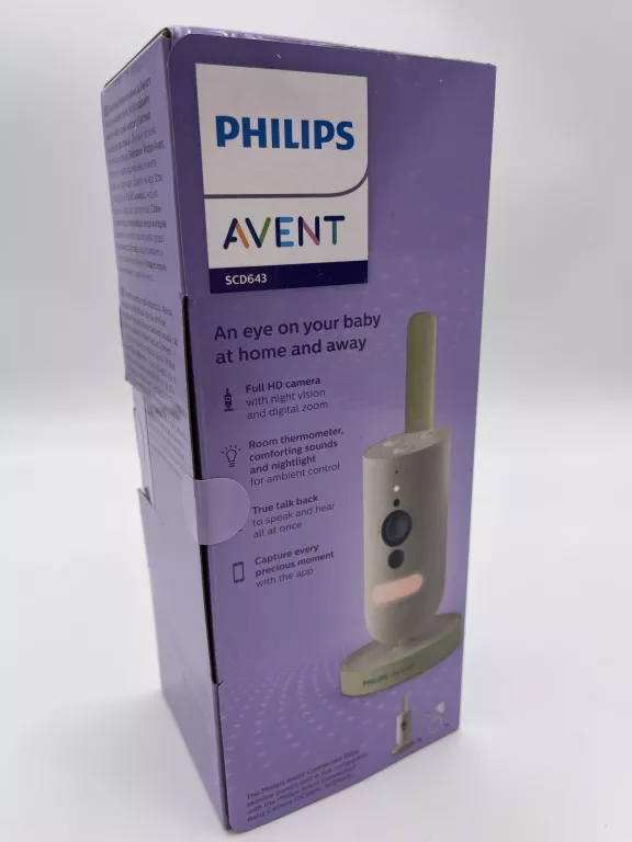 NIANIA ELEKTRONICZNA PHILIPS AVENT INTELIGENTNA KAMERA SCD643/26