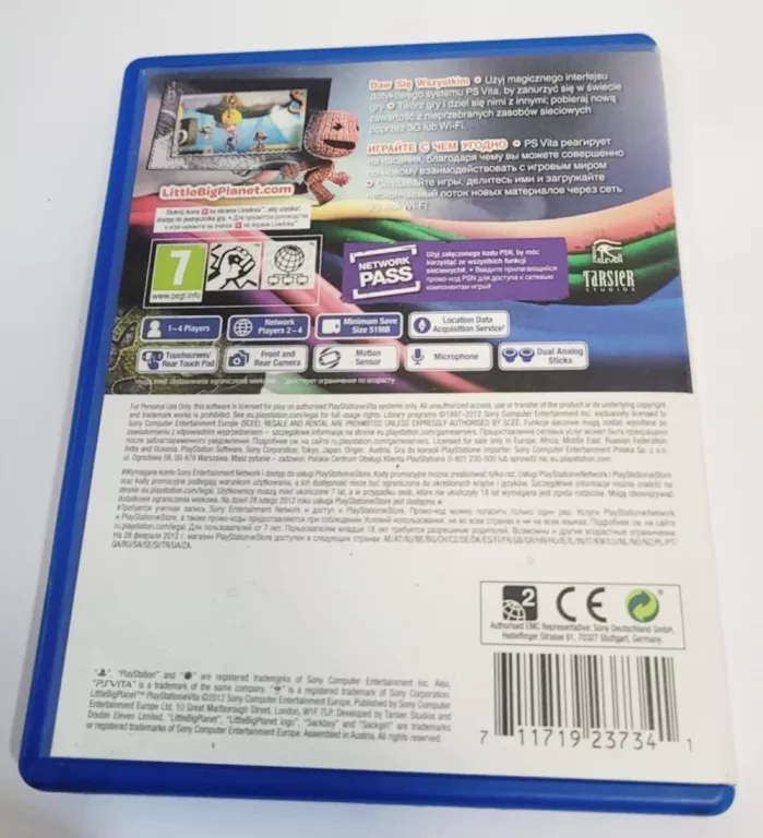 GRA NA PS VITA LITTLE BIG PLANET PSVITA