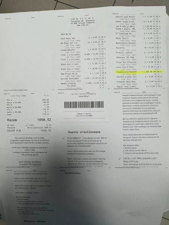 KLIMATYZATOR SILVERCREST SMK 7000 B2 + GW:30/06/2024