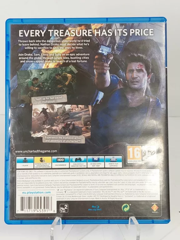 GRA UNCHARTED 4 SONY PLAYSTATION 4