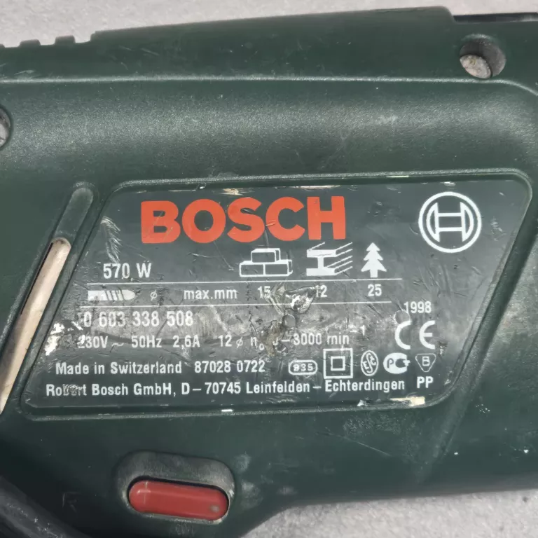 WIERTARKA BOSCH PSB 570 RE / UDAR / 570W