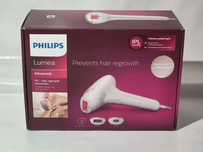 DEPILATOR LASEROWY PHILIPS LUMEA 1997/00 SUPER STAN KOMPLET!