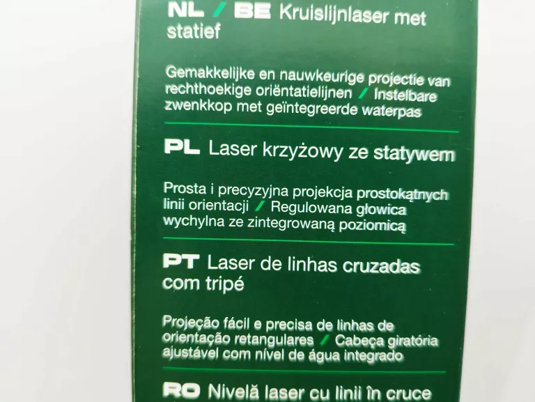 PARKSIDE  LASER KRZYŻOWY PKLL 10 B4 ZE STATYWEM