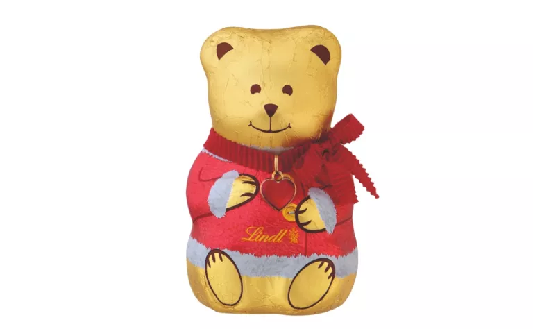 LINDT MIŚ TEDDY MLECZNA CZEKOLADA 100G