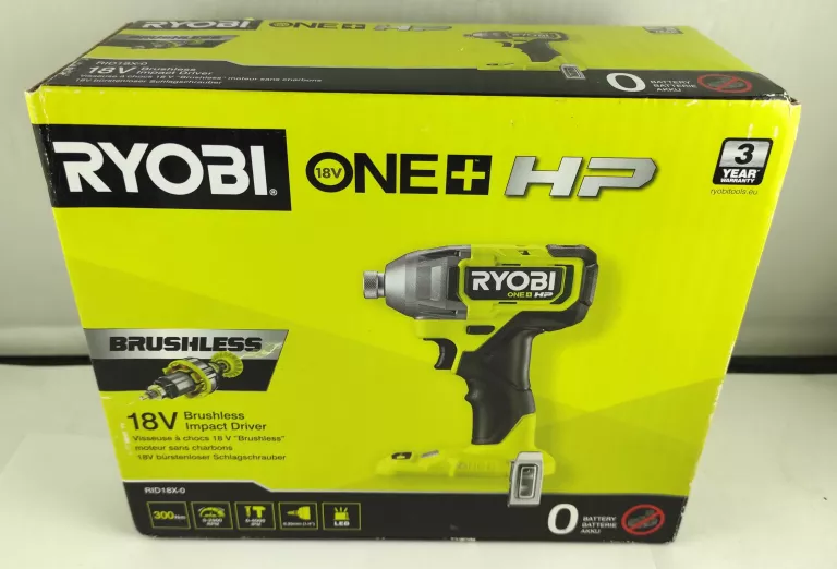 RYOBI RID18X-0 BEZSZCZOTKOWA ZAKRĘTARKA UDAROWA 300 NM RYOBI ONE+ 18V