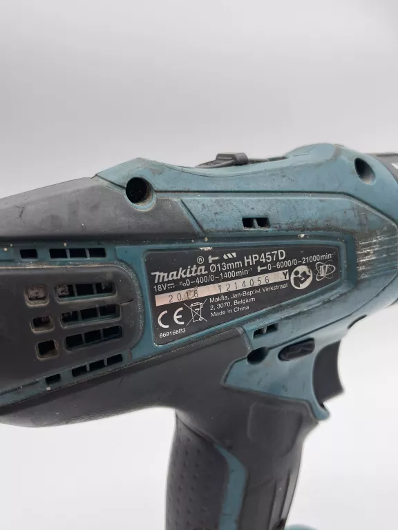 WKRĘTARKA MAKITA HP457D 18V BATERIA ŁADOWARKA