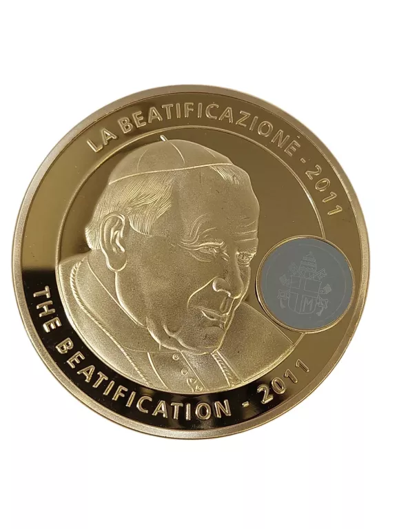 MEDAL ŻYCIE PAPIEŻA JANA PAWŁA II BEATYFIKACJA