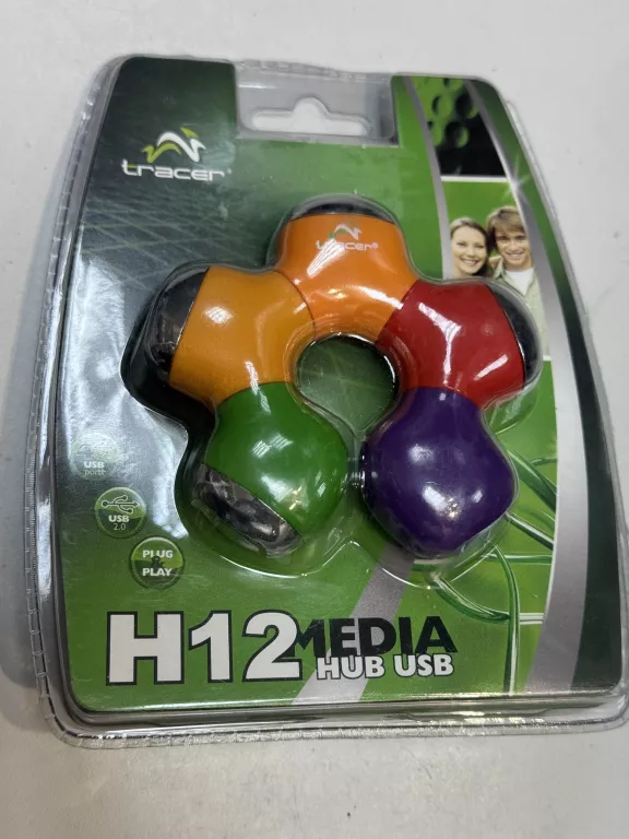 USB HUB TRACER H12 / BLISTER / EAN: 5907512831069