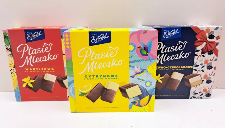 PTASIE MLECZKO 340G RÓŻNE SMAKI