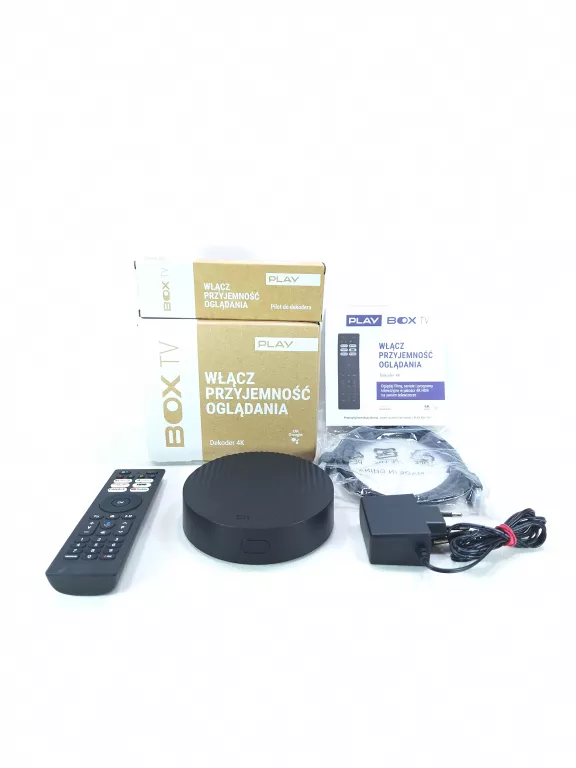 DEKODER PLAY BOX TV ANDROID KOMPLET W PUDEŁKU