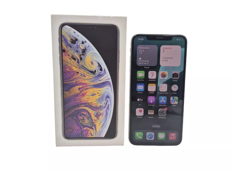 TELEFON APPLE IPHONE XS MAX 64GB 6.5" BAT. 92% WHITE
