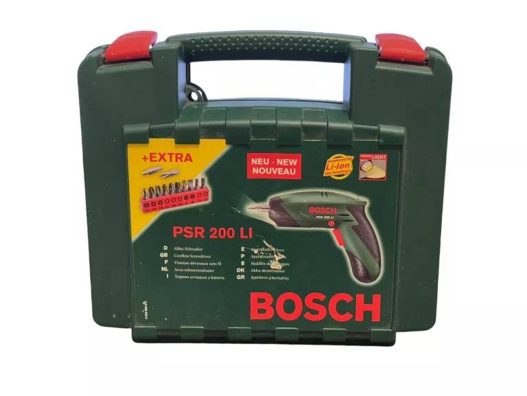 WKRĘTARKA BOSCH PSR 200 LI KOMPLET