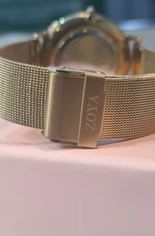 ZEGAREK ZOYA ZŁOTY KOMPLET