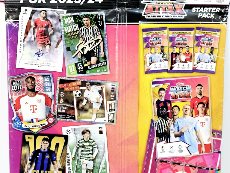 ZESTAW STARTOWY UEFA CHAMPION LEAGUE 2024 MATCH ATTAX 1 / 2024