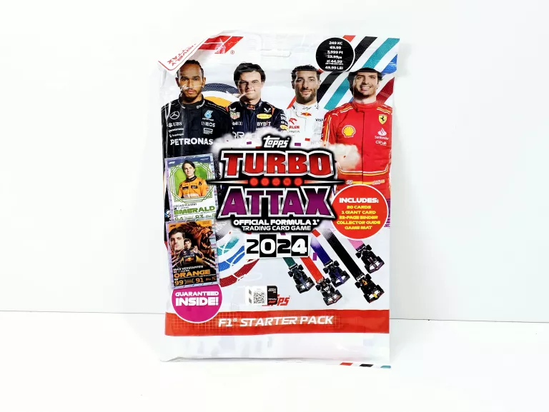 F1 TURBO ATTAX OFFICIAL FORMULA 1 2024 STARTER PACK 1 SZT. MIX