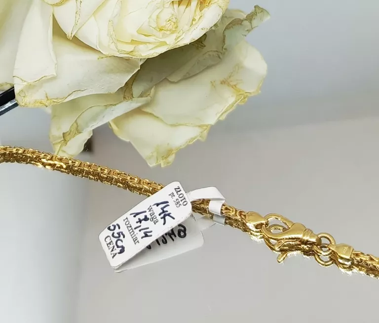 ZŁOTY ŁAŃCUSZEK SPLOT KRÓLEWSKI 17,14 G 585