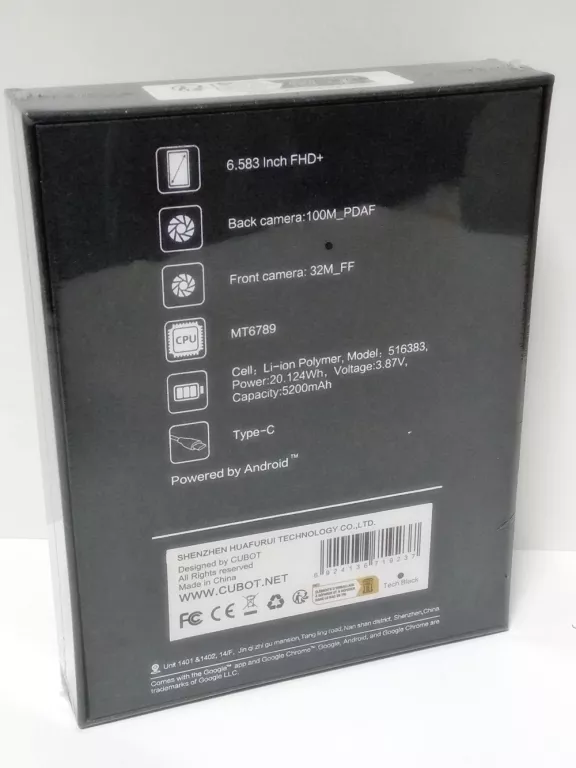 TELEFON CUBOT X70 CZARNY