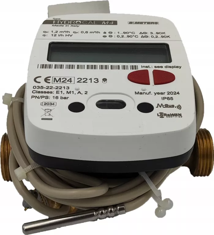 CIEPŁOMIERZ HYDROCAL M4 DN15 POWRÓT