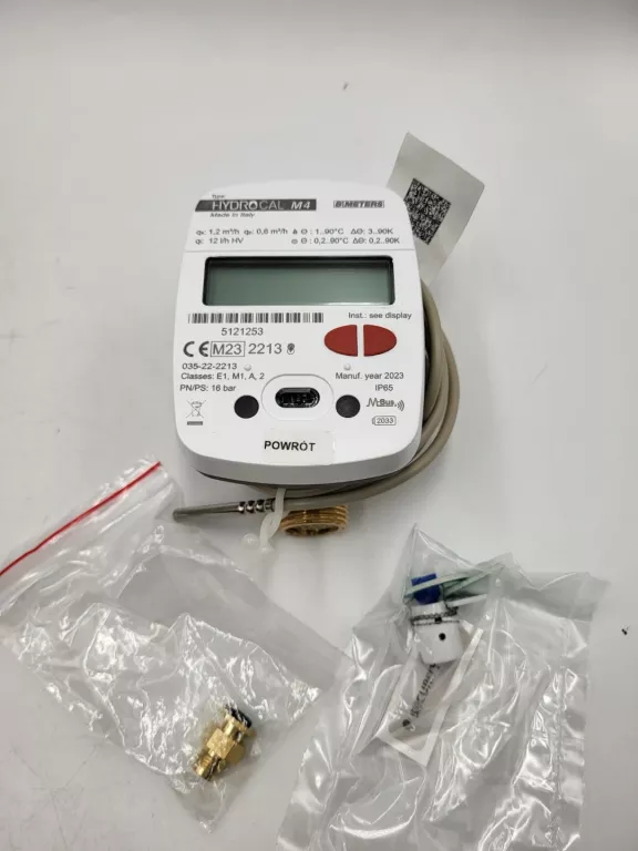 CIEPŁOMIERZ HYDROCAL M4 DN15 POWRÓT