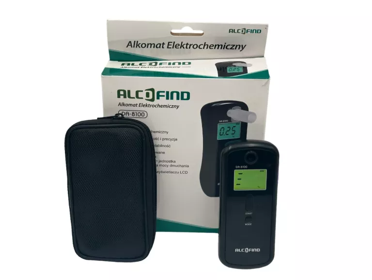 ALKOMAT ELEKTROCHEMICZNY ALCOFIND DA8100 GWARANCJA 05.2026R