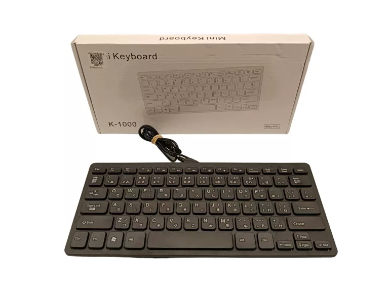 KLAWIATURA PRZEWODOWA K-1000 MAC+PC CZARNA
