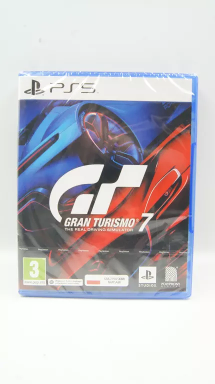 GRAN TURISMO 7 NA PS5 FOLIA PLAYSTATION 5 NIEOTWARTA