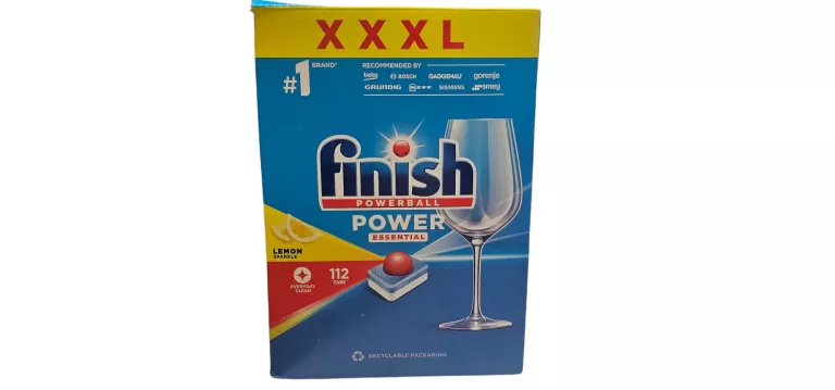 FINISH TABLETKI POWER ESSENTIAL 112 SZT CYTRYNOWE